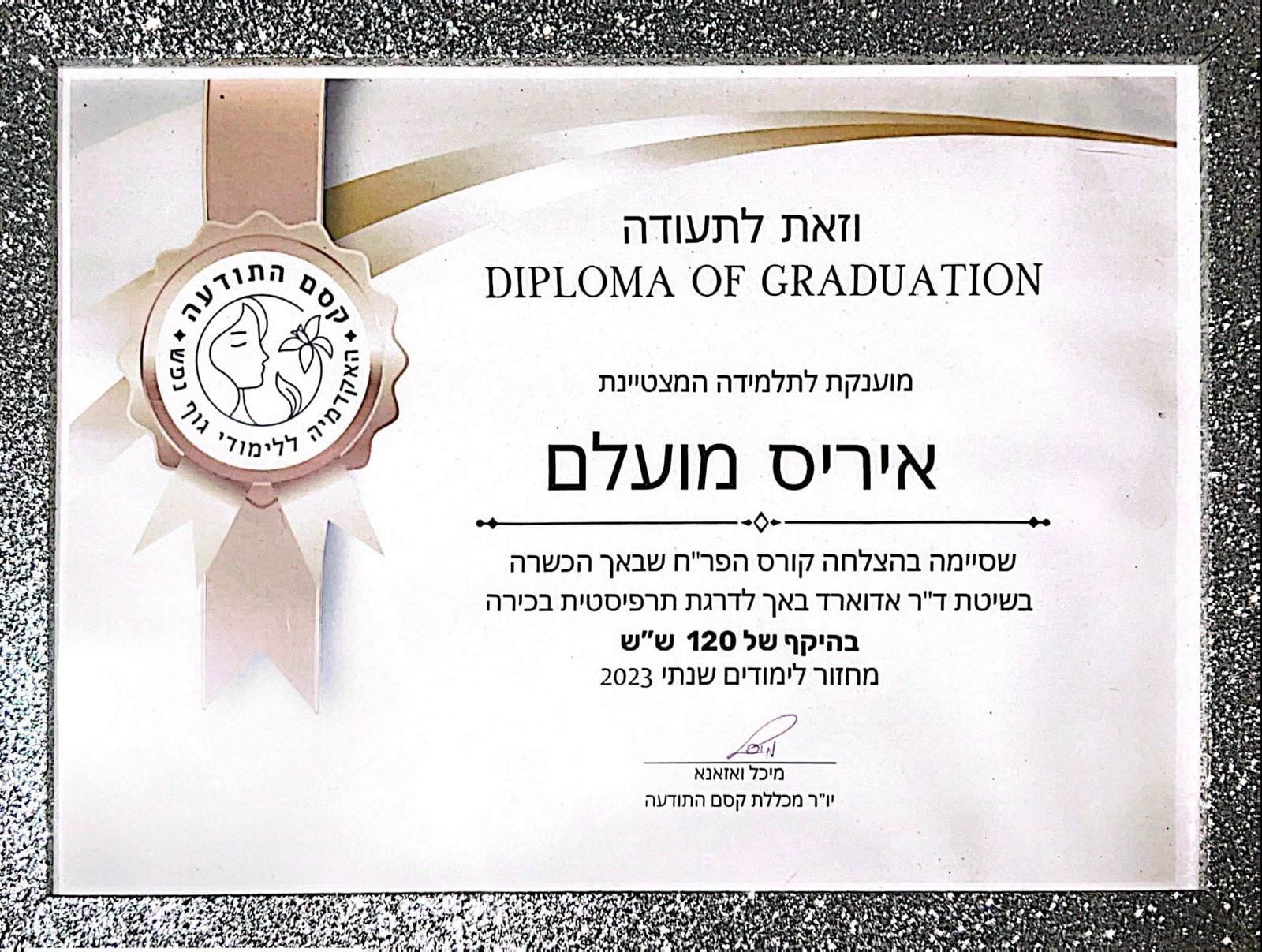 קהילת לב על לב - איריס מועלם.